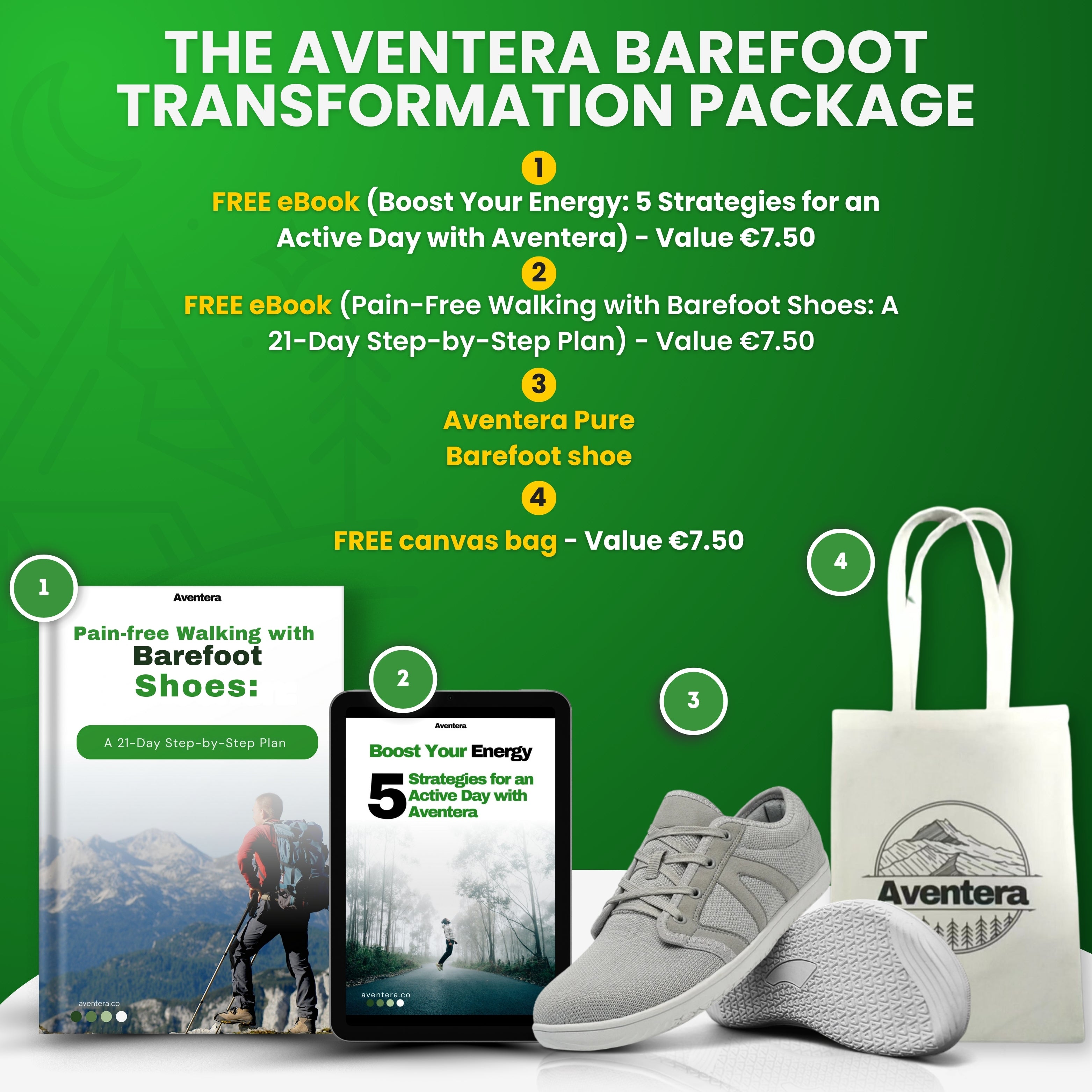 Aventera Pure | Healthy And Comfortable Barefoot Shoes