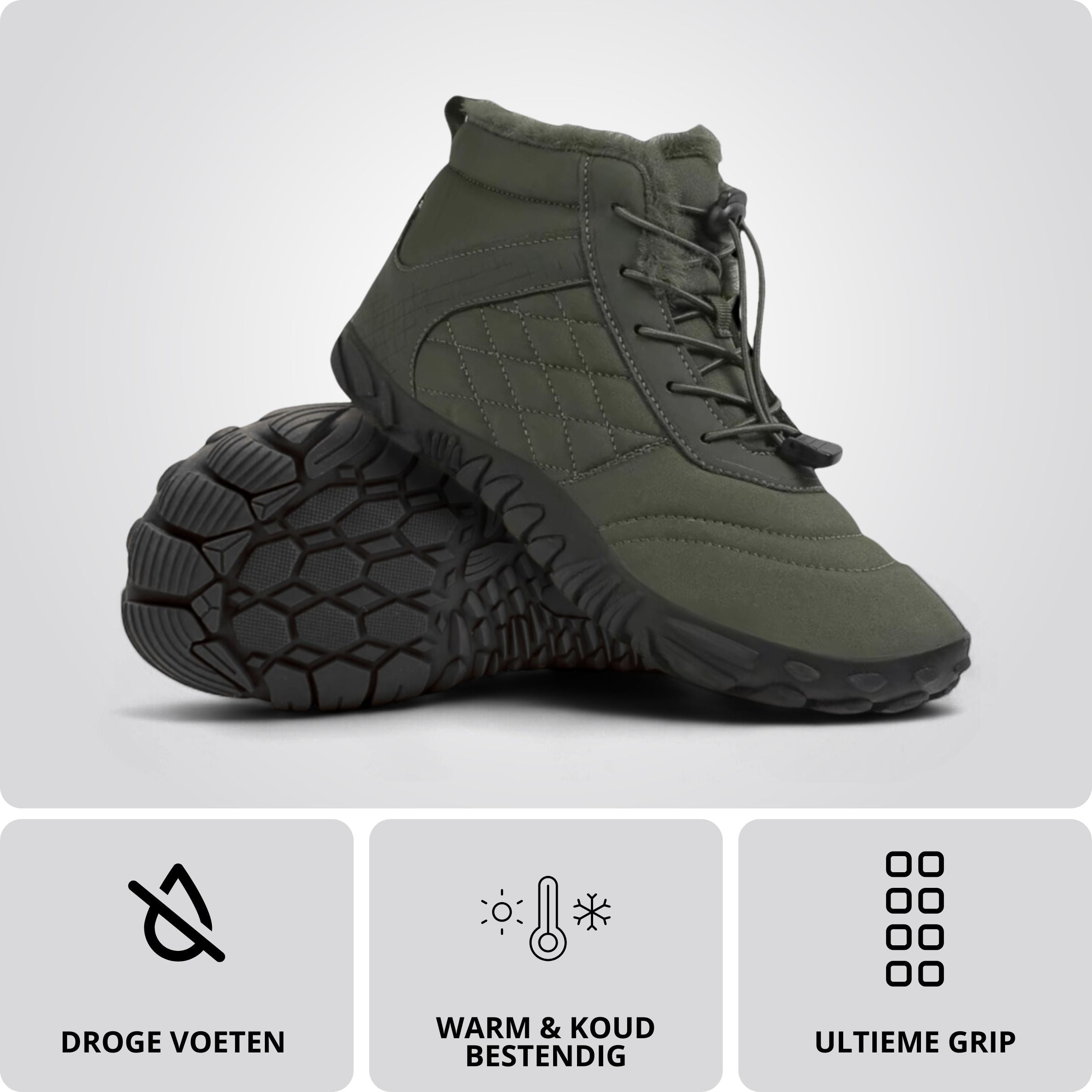 Artic | Warme en Waterafstotende Barefoot Schoenen